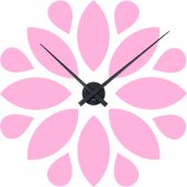Autocolante relógios de parede flores