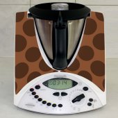 Sticker Thermomix TM 31 Rotund Ciocolatiu