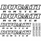 Ducati monster Decal Stickers kit