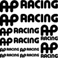 Kit stickers ap racing