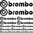 Kit stickers brembo