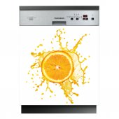 Stickers lave vaisselle orange