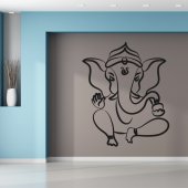 Autocolante decorativo elefante