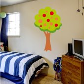 Autocolante decorativo infantil árbol