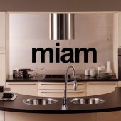 Autocolante decorativo Miam