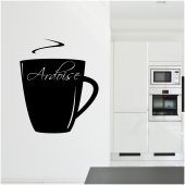 Coffee Cup - Chalkboard / Blackboard Wall Stickers