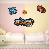 Graffiti Set Wall Stickers