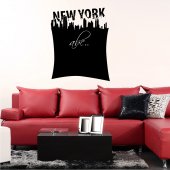 New York - Chalkboard / Blackboard Wall Stickers