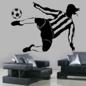 Vinilo decorativo futbolista