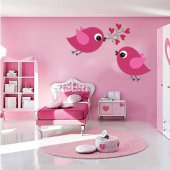 Vinilo infantil aves