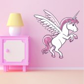 Vinilo infantil unicornio