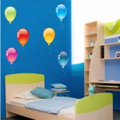 Wandsticker Luftballons Set